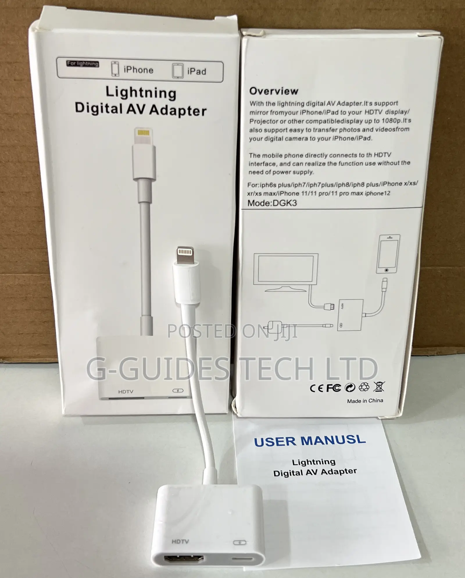 Lightning to Hdmi Adapter, iPhone to Hdmi Adapter