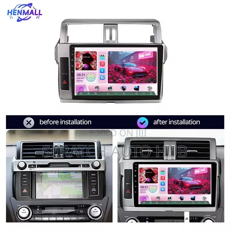 Land Cruise Prado Android Screen Apple CarPlay Available