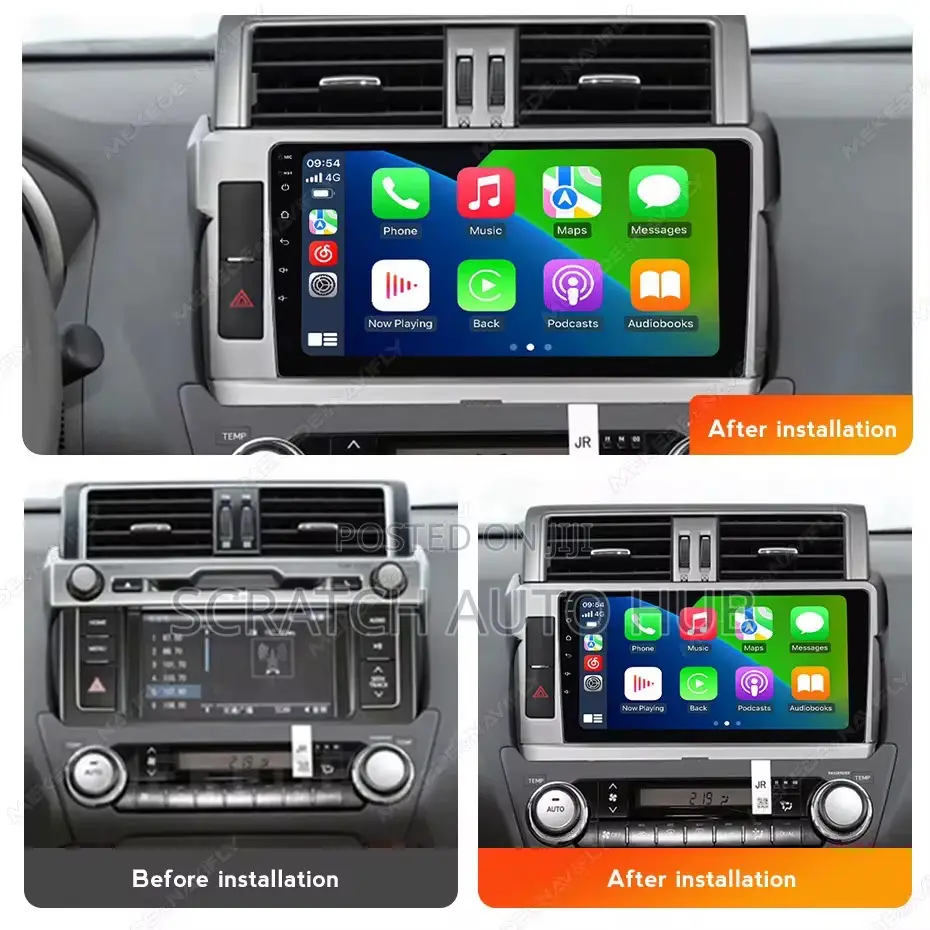 Land Cruise Prado Android Screen Apple CarPlay Available