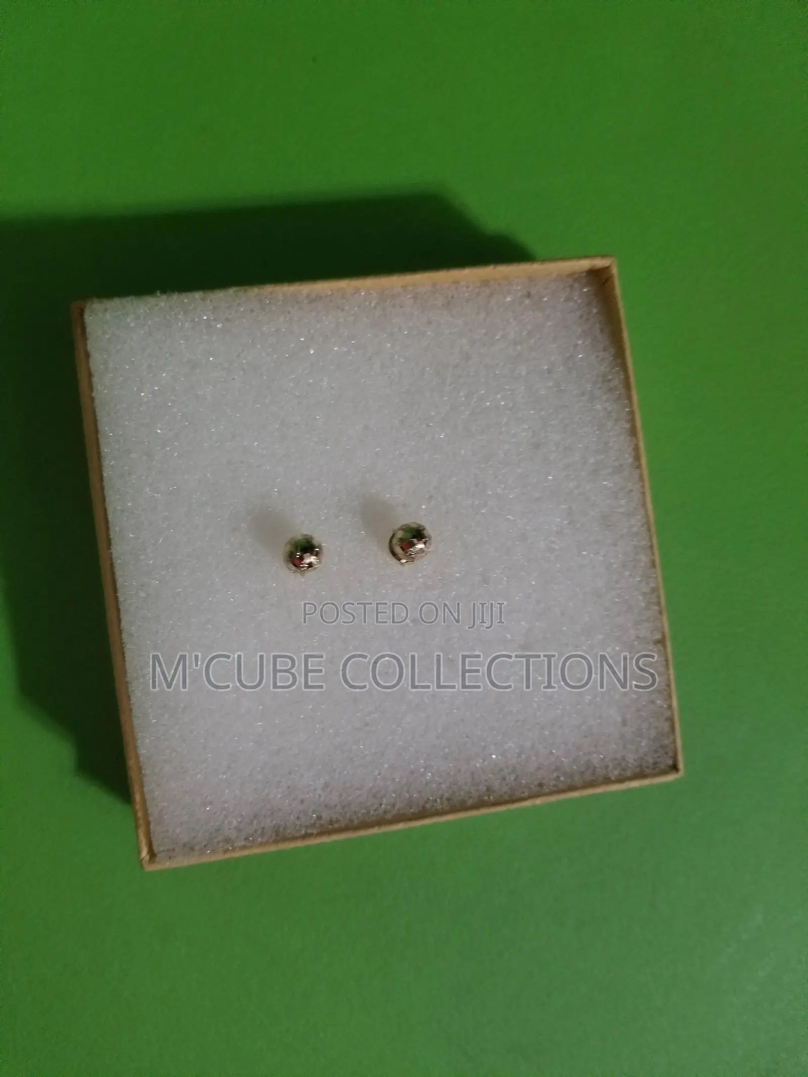 Gold Ball Stud Earrings