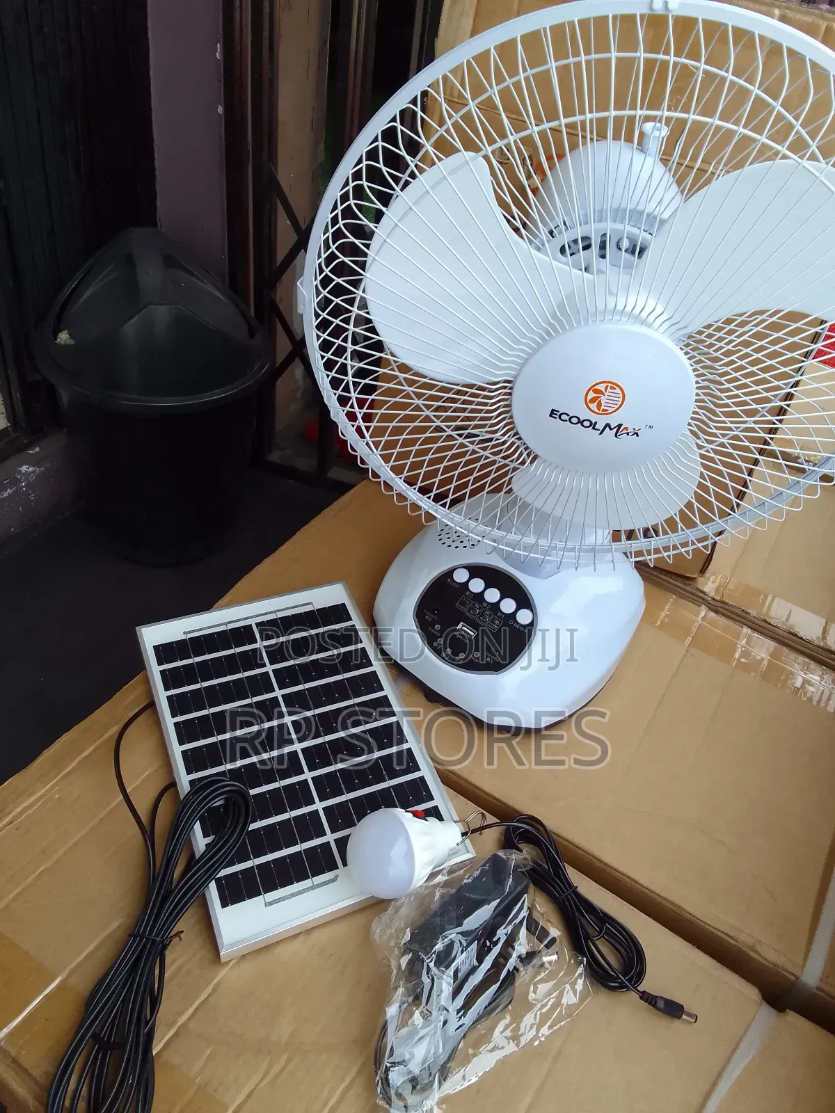 Desktop Fan With Solar