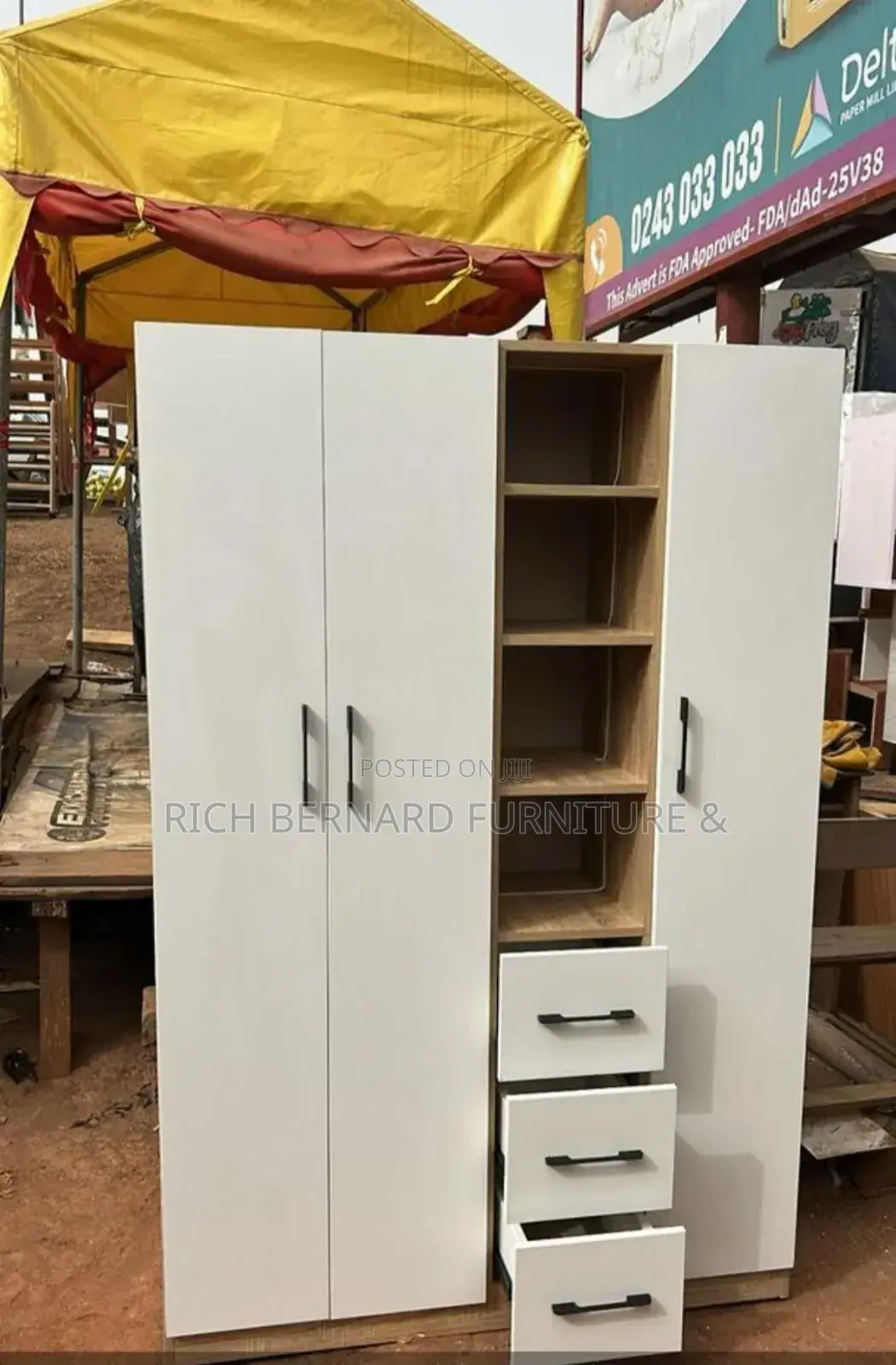Lumina White Led Wardrobe