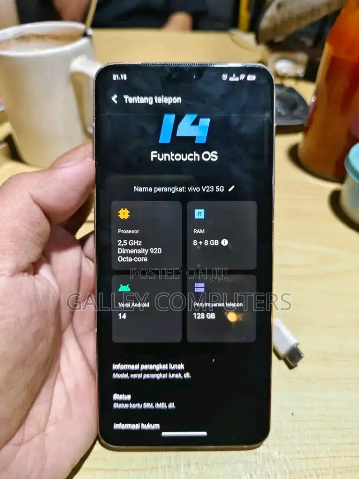 Vivo V23 128 GB Gold