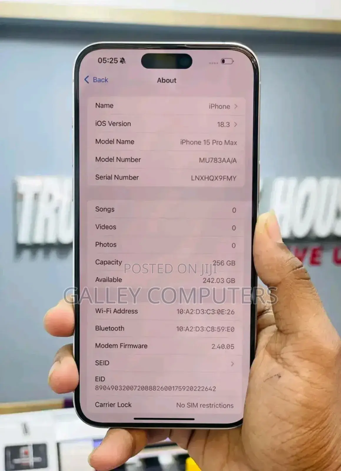 New Apple iPhone 15 Pro Max 256 GB Gold