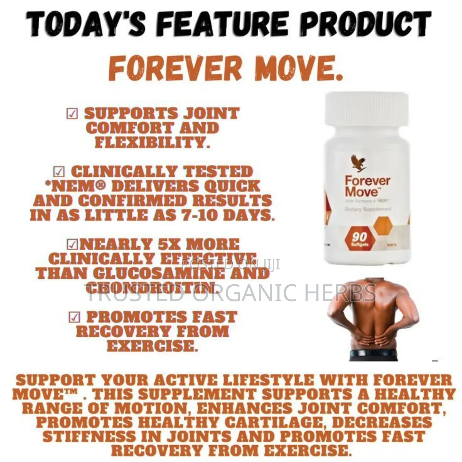 100% Forever Move for Healthy Muscles and Joints, 90 Capsules