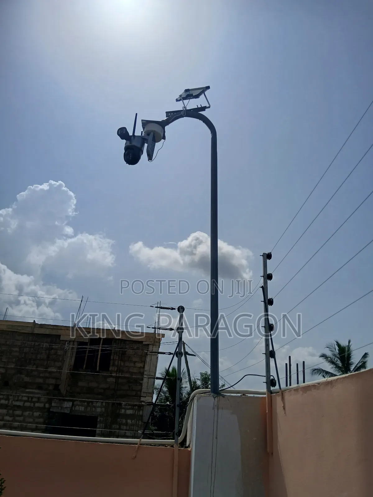 CCTV Solar PTZ Camera (3 in 1)