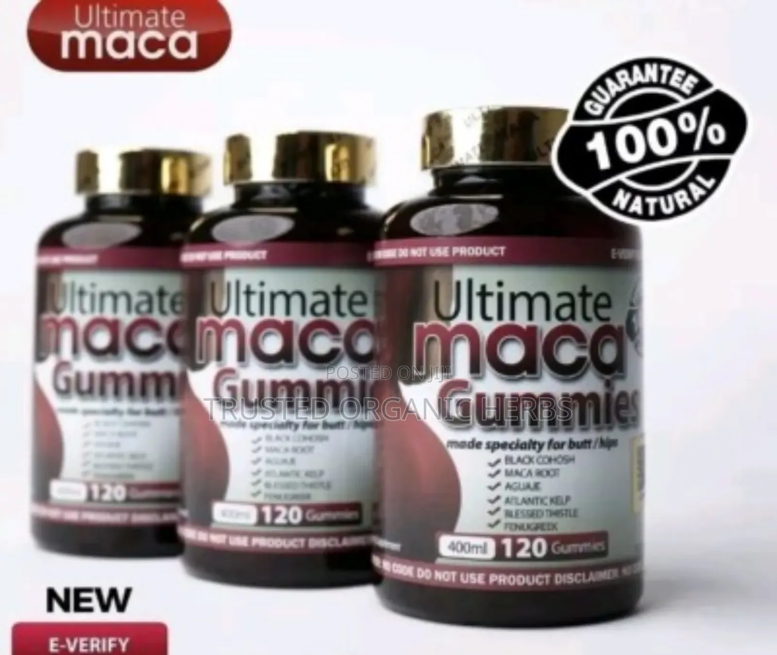 Buy Ultimate Maca Gummies for Bigger Butt and Hips - 120 Gummies