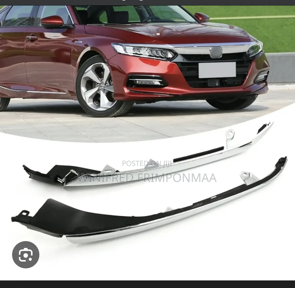 Accord 2018 Headlight Chrome