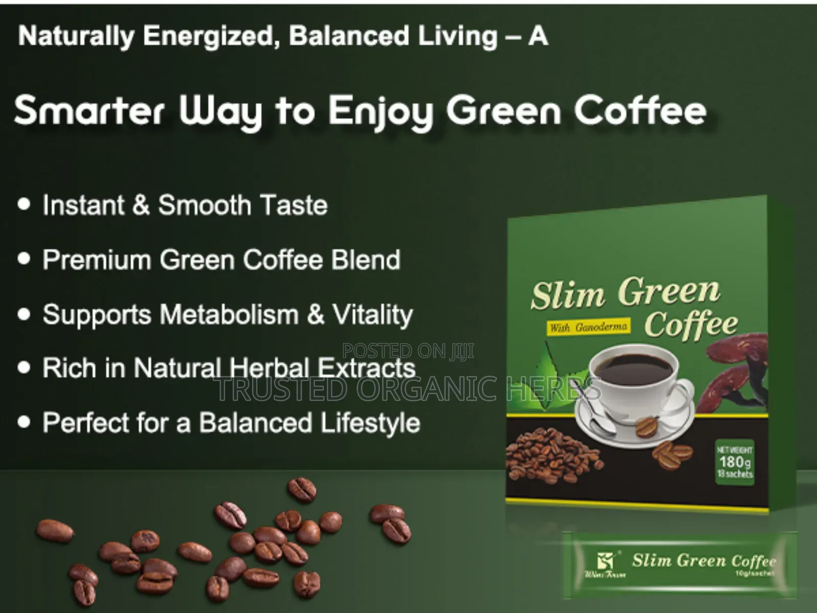 Slim Green Coffee With Ganoderma Weight Loss Coffee