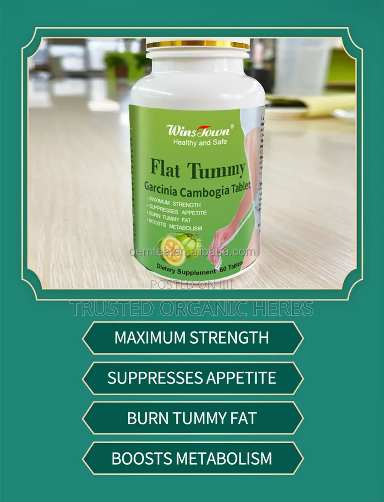 Flat Tummy Garcinia Cambogia Tablets - 60 Tablets