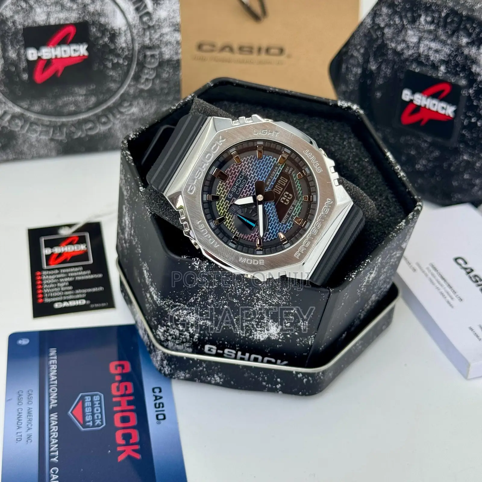 Gshock 200m Waterproof Dual Time Quality Watch