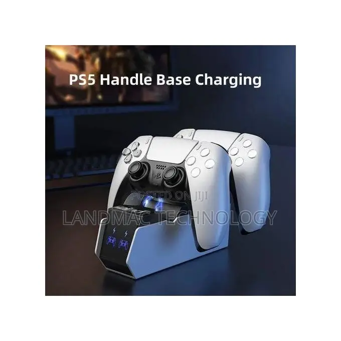 Ps5 Controller Charger, Fast Charging Station for Dual Ps5 Controllers