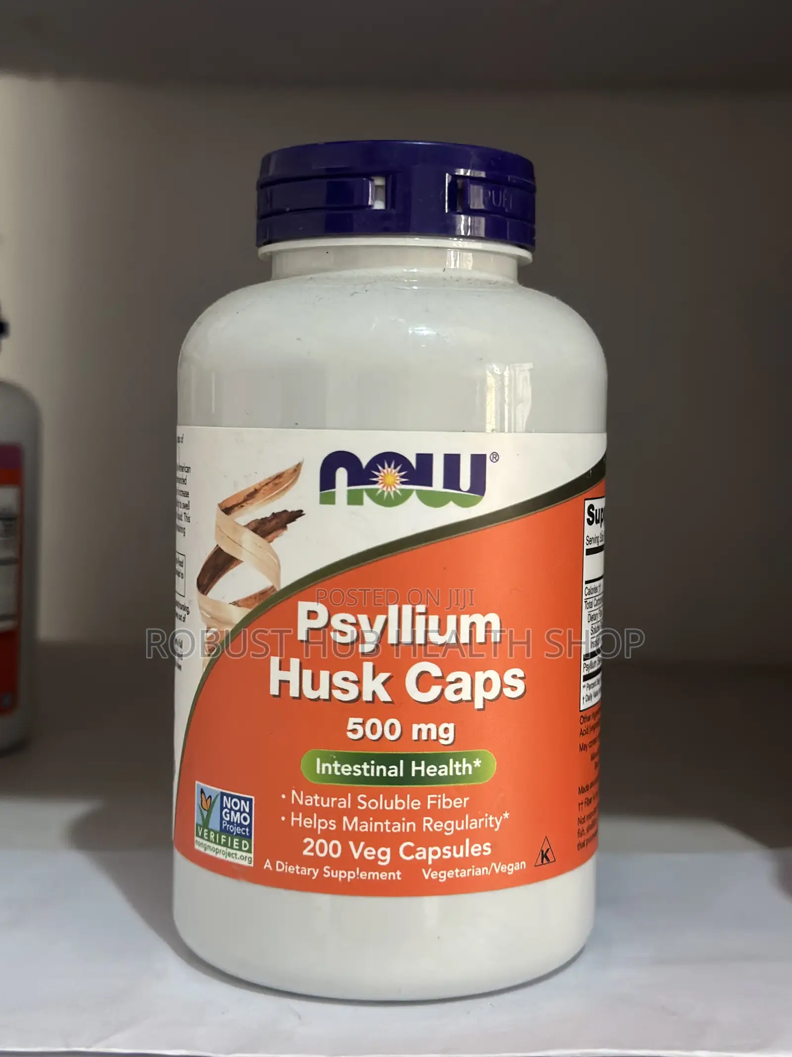 Now Psyllium Husk Capsules
