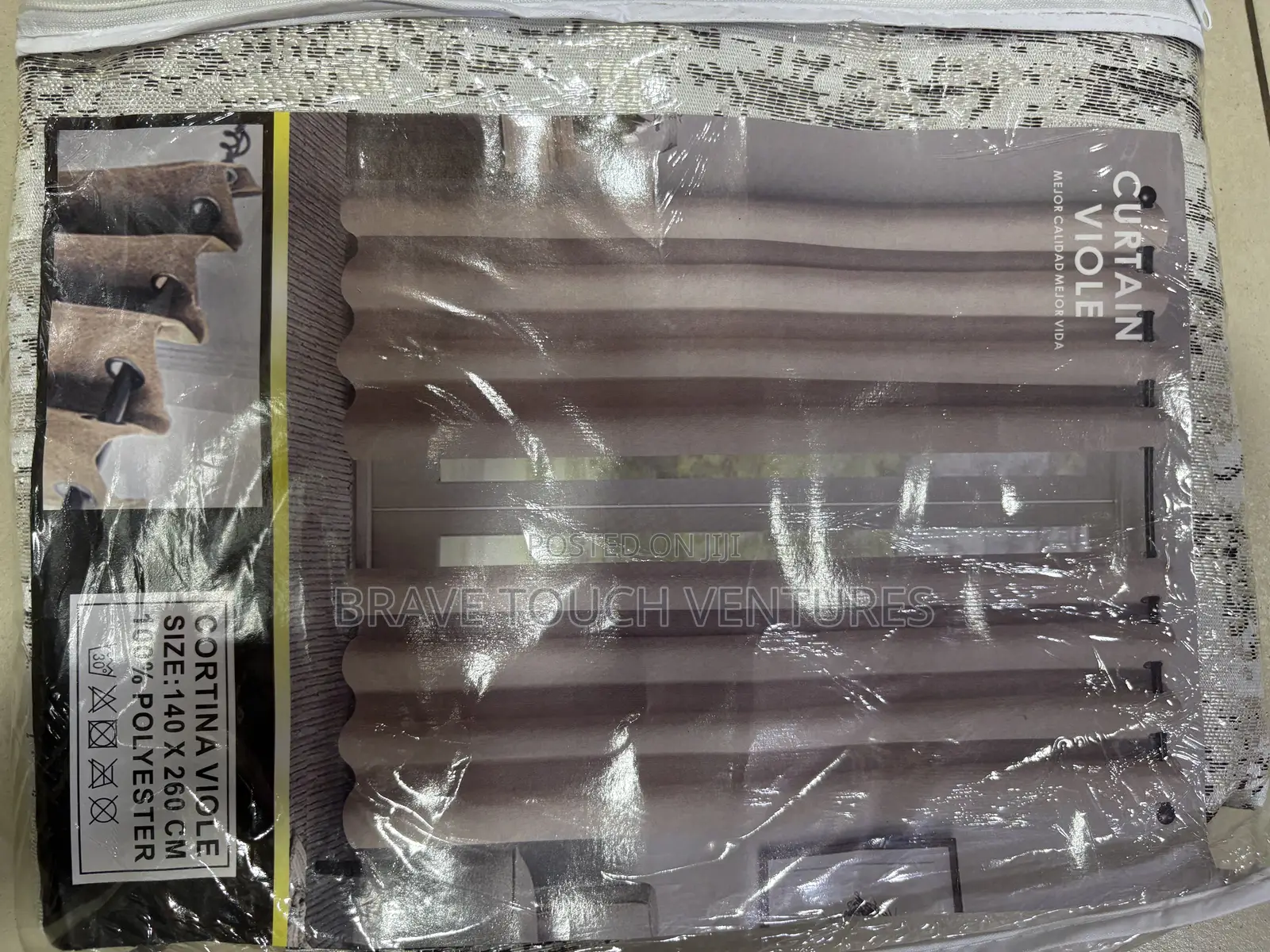 Blackout Curtains for Windows/Door -2 Piece Designed Silver Ash Colour