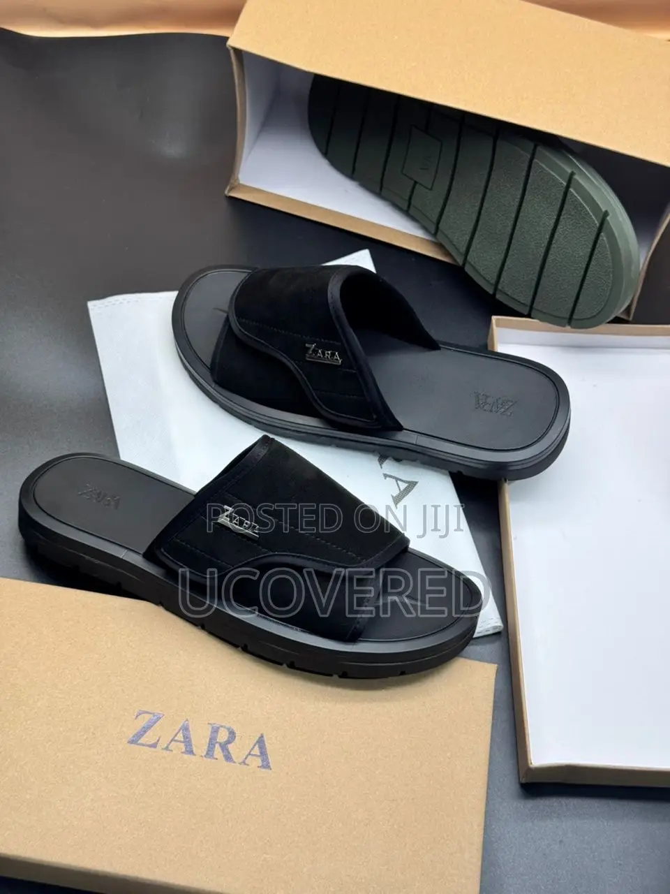 New Zara Suede Men’S Slippers