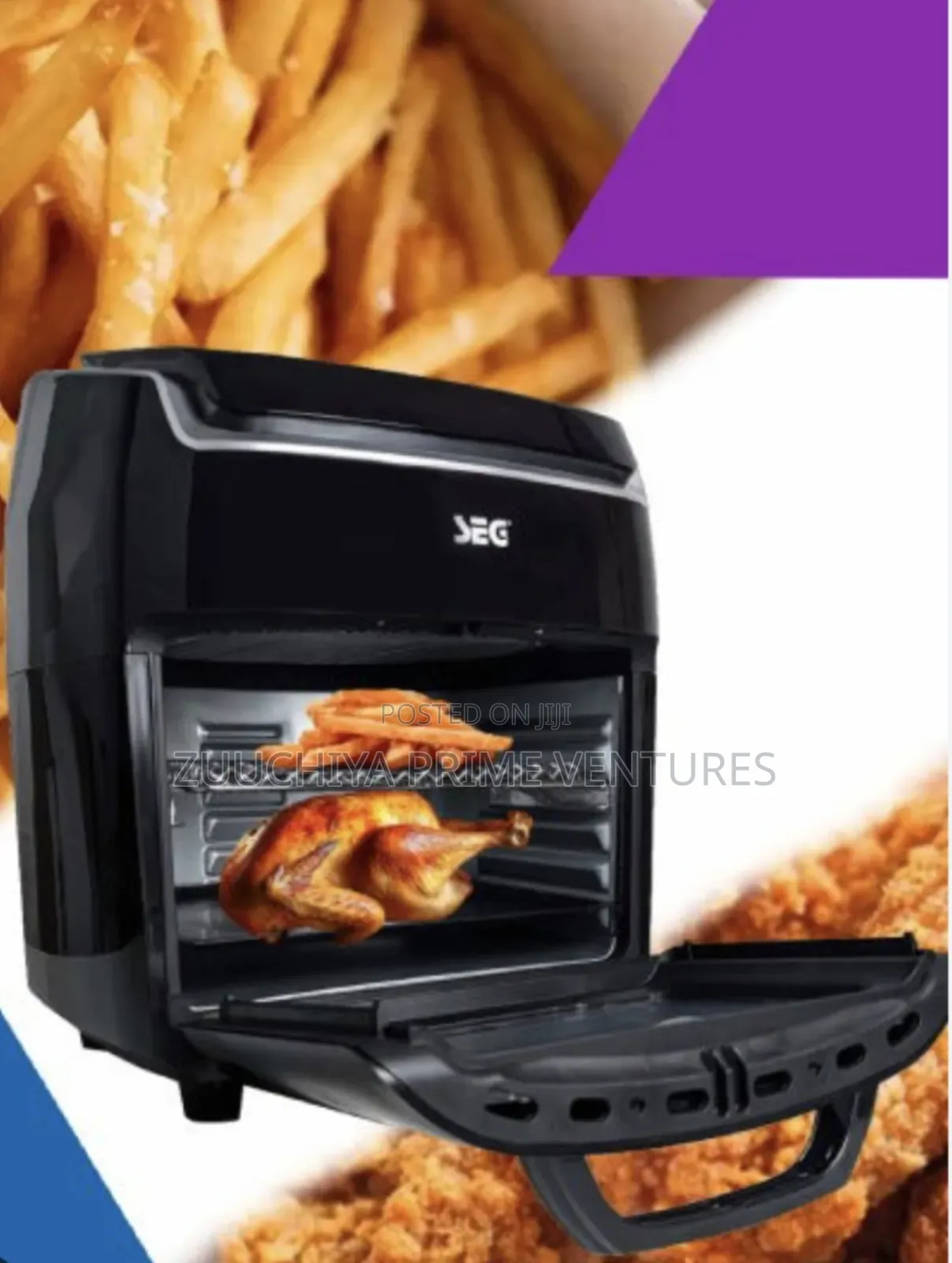 10.L 3-in-1 (S.E.G.) Air Fryer With 8 Functions From Germany
