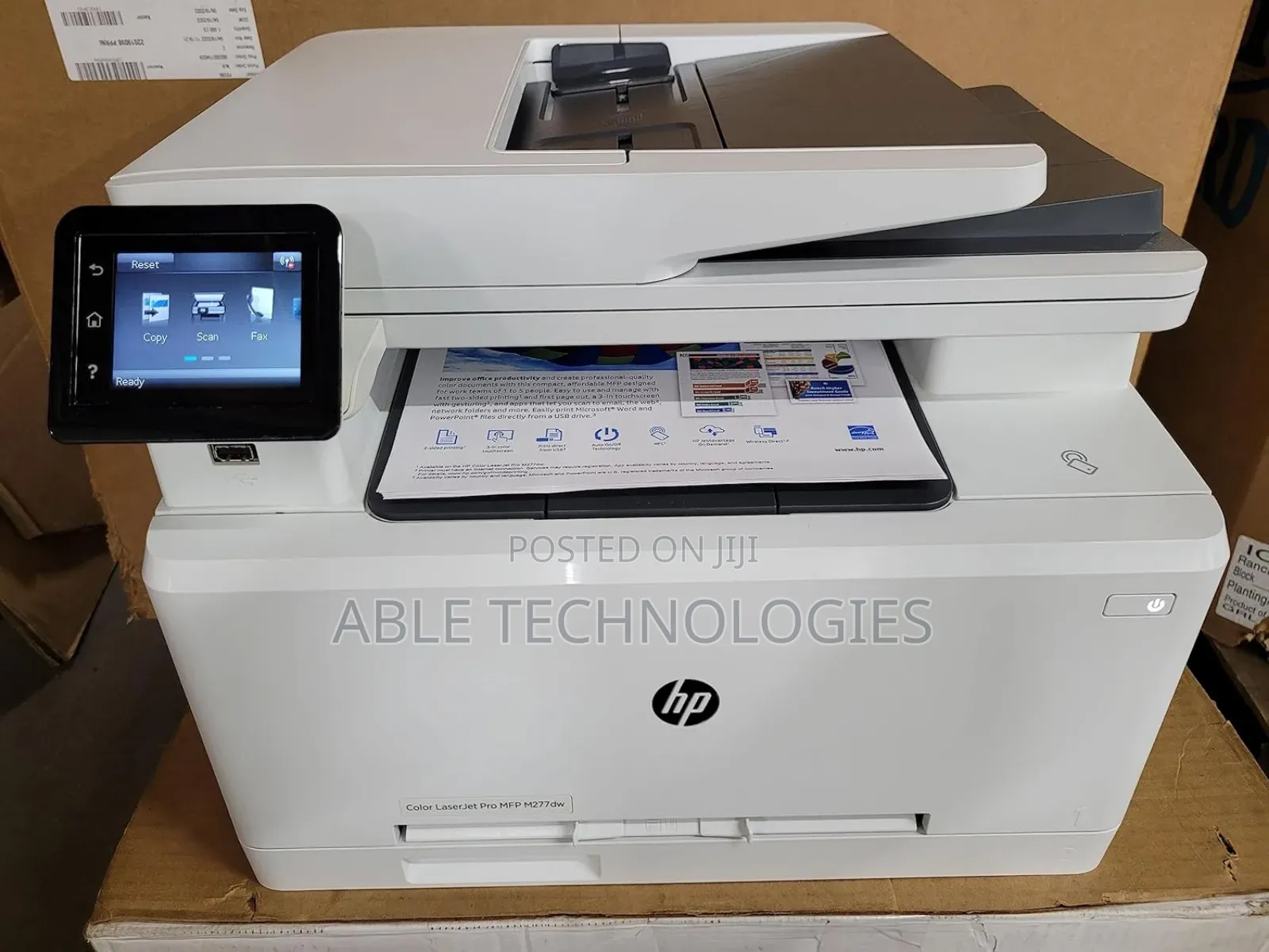 Hp M283nw, With New Toner Cartridge