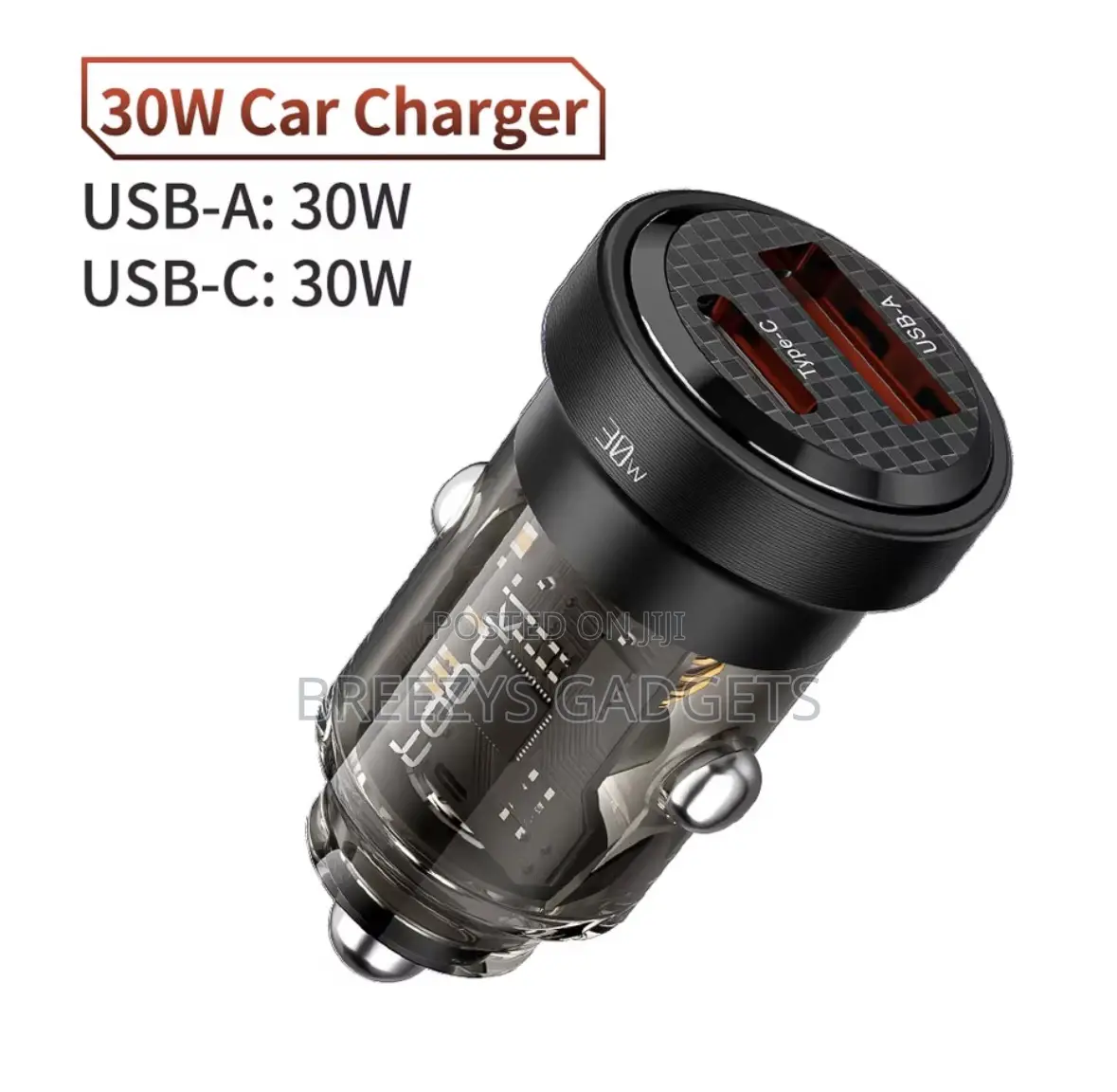 Toocki 33w 5a Qc Pd 3.0 SCP Car Charger Quick Charge4.0 Usb Type C