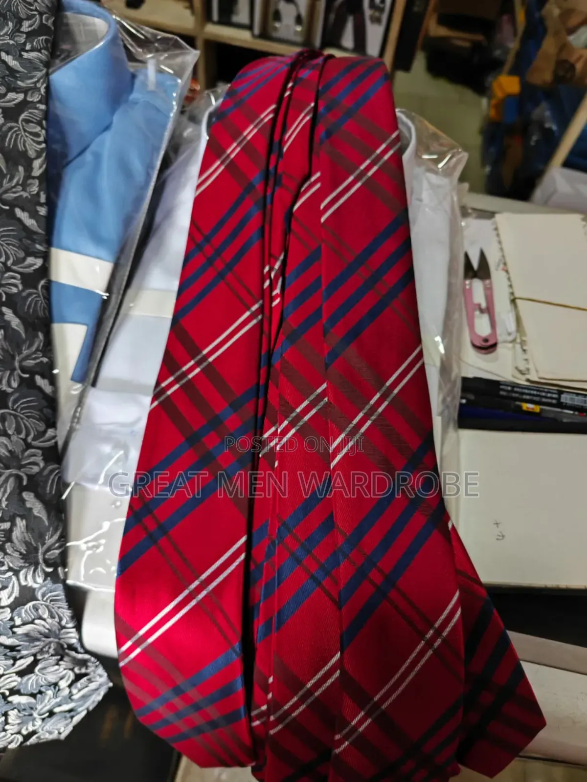 Men Flying Ties