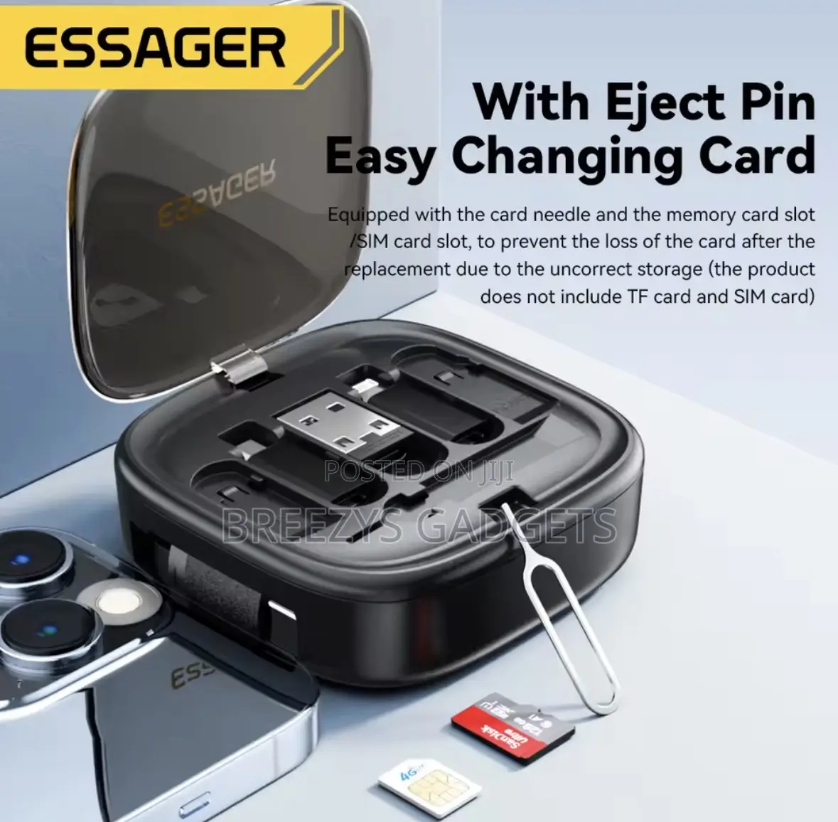 Essager Usb C to Type C Cable Pd 60w Fast Charging