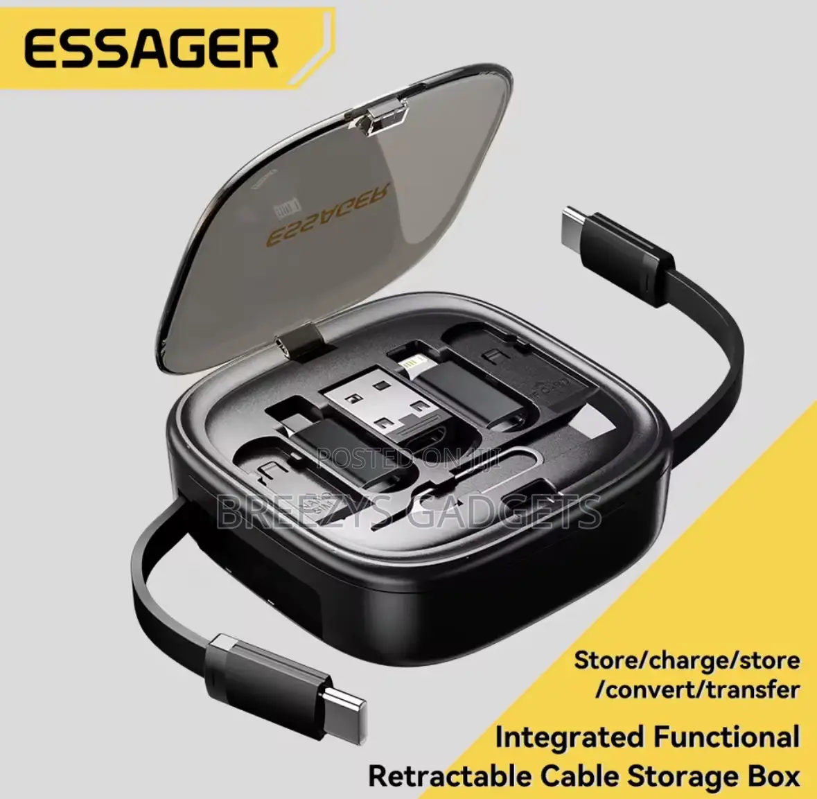 Essager Usb C to Type C Cable Pd 60w Fast Charging
