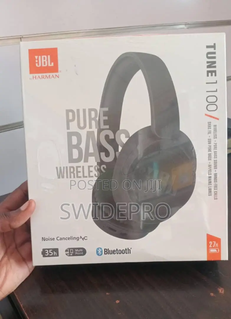 JBL Tune 1100 Wireless Bluetooth Headphones.