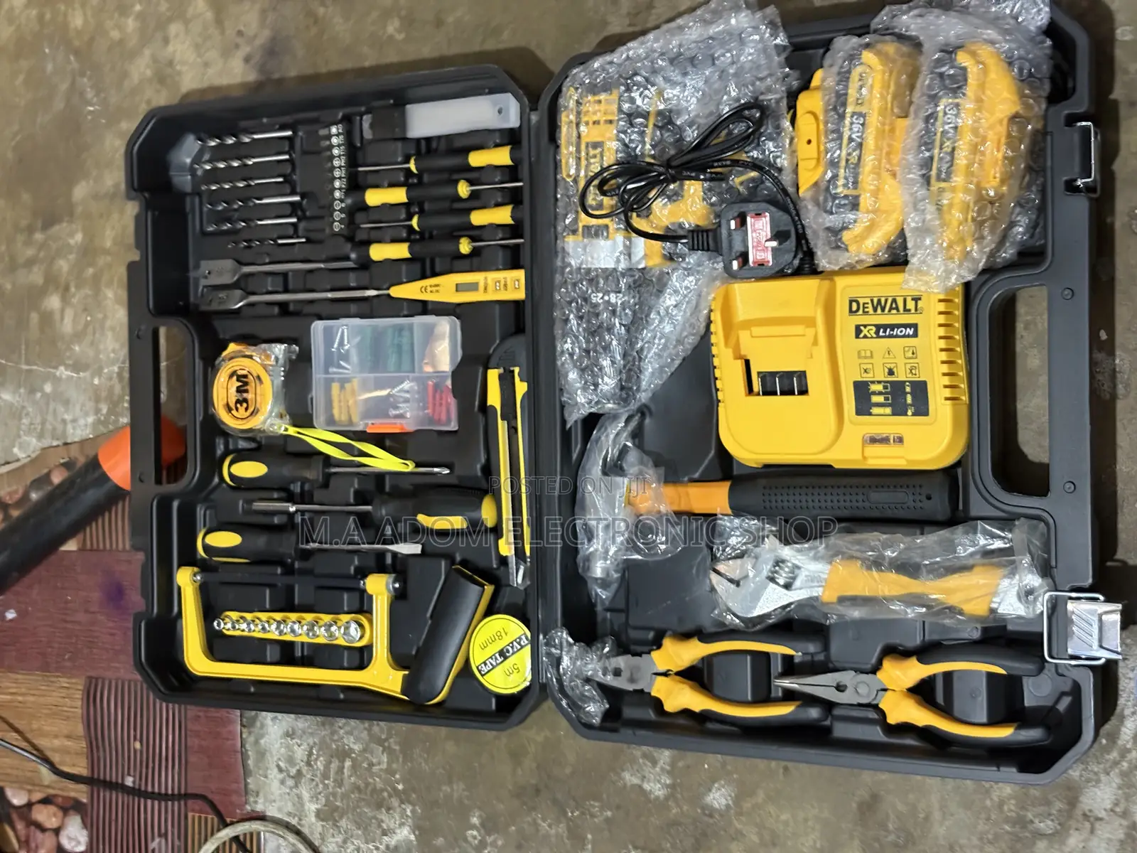 Original Dewalt Full Set Electrical Tools Box