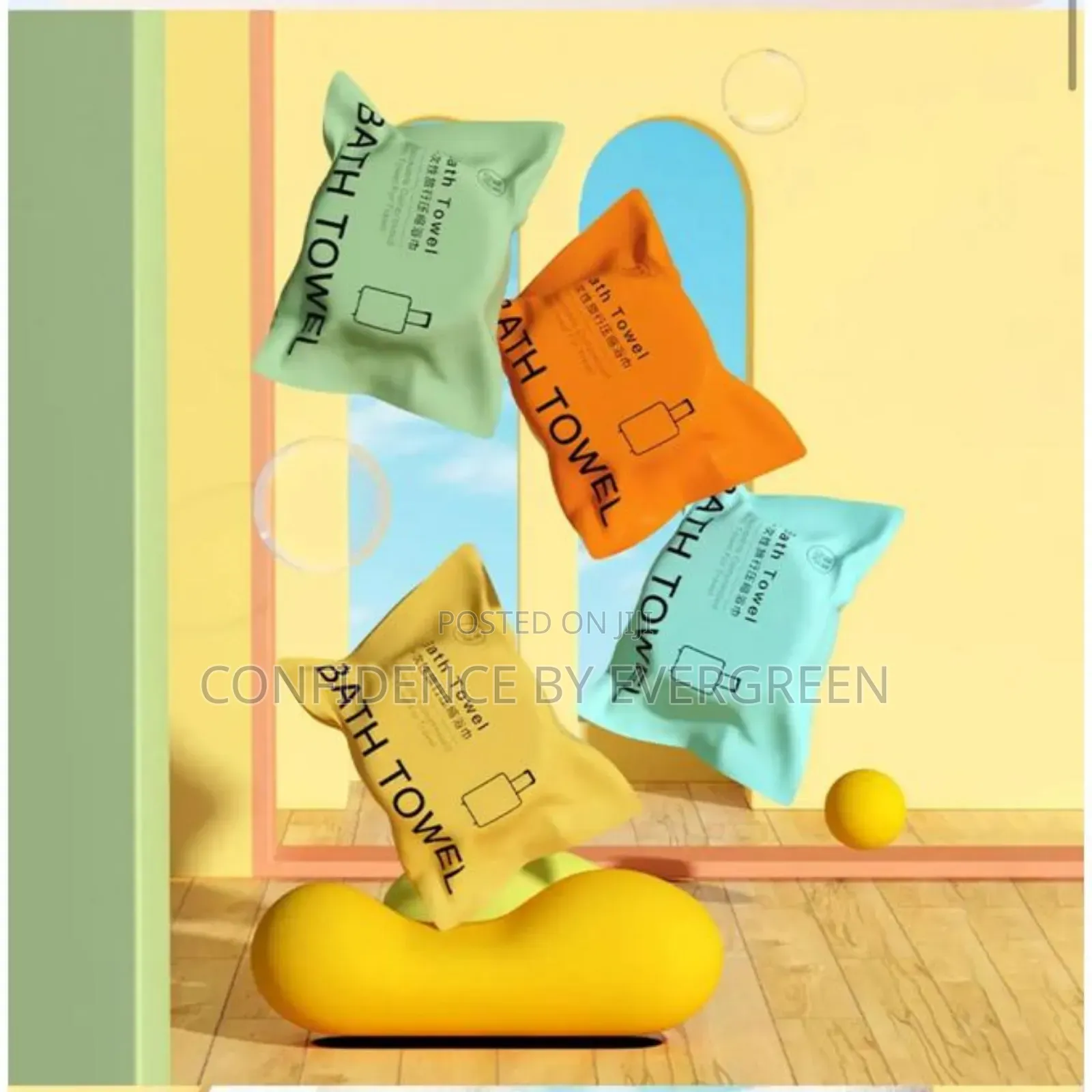 Compressed Bath Towel