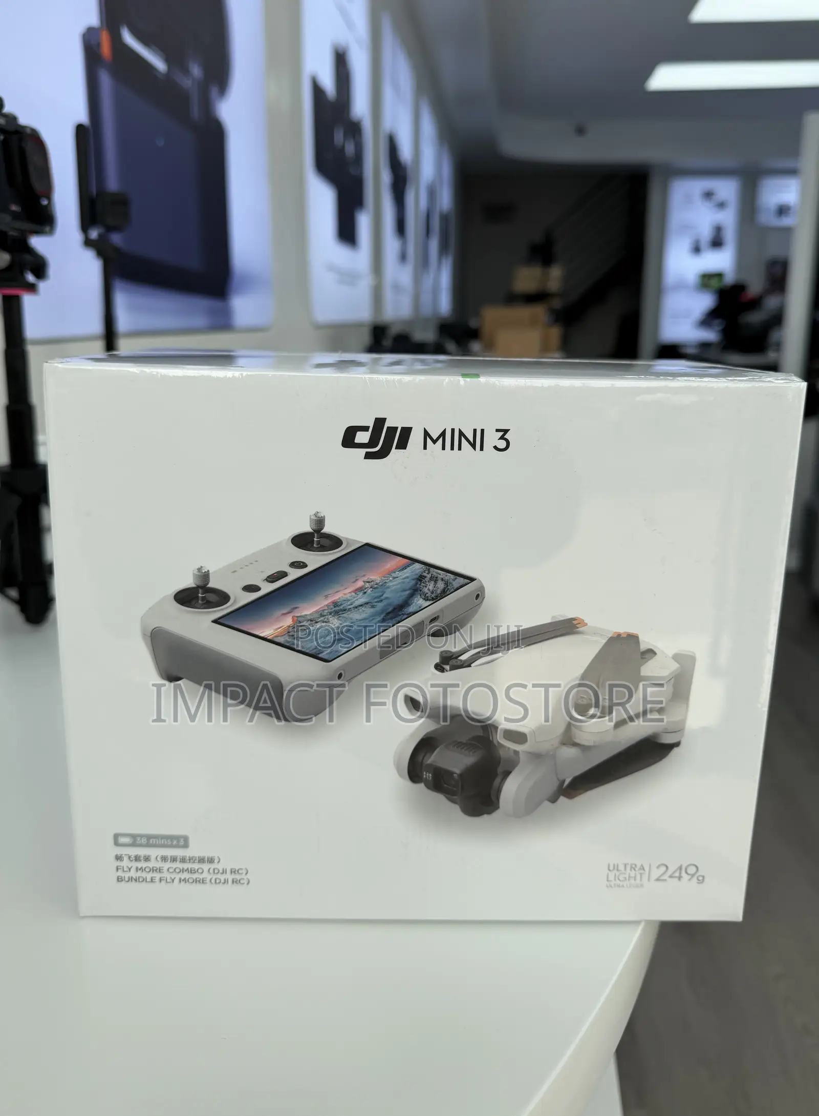 Dji Mini 3 Drone With Dji Rc Remote (Fly More Combo)