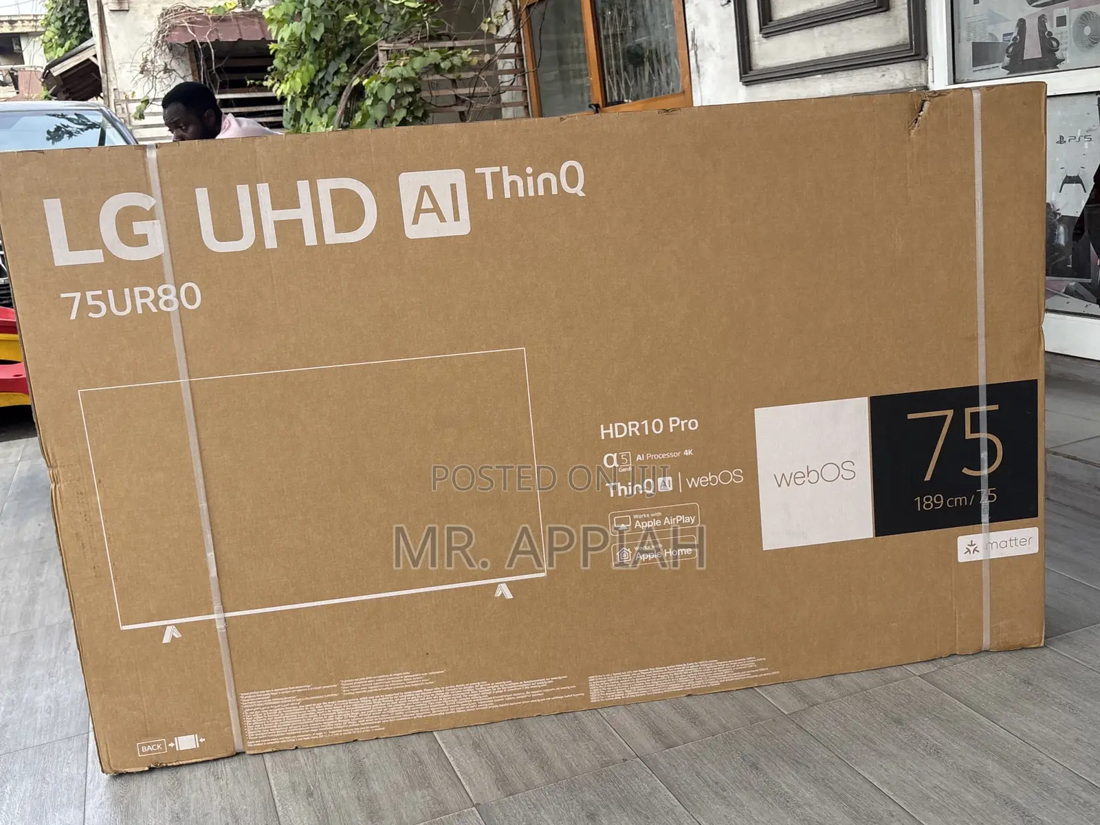 Order Original Lg 75ur80 75” Qled Smart Screen Television(2023) 
