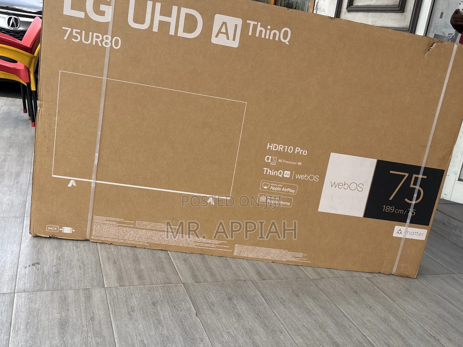 Order Original Lg 75ur80 75” Qled Smart Screen Television(2023) 