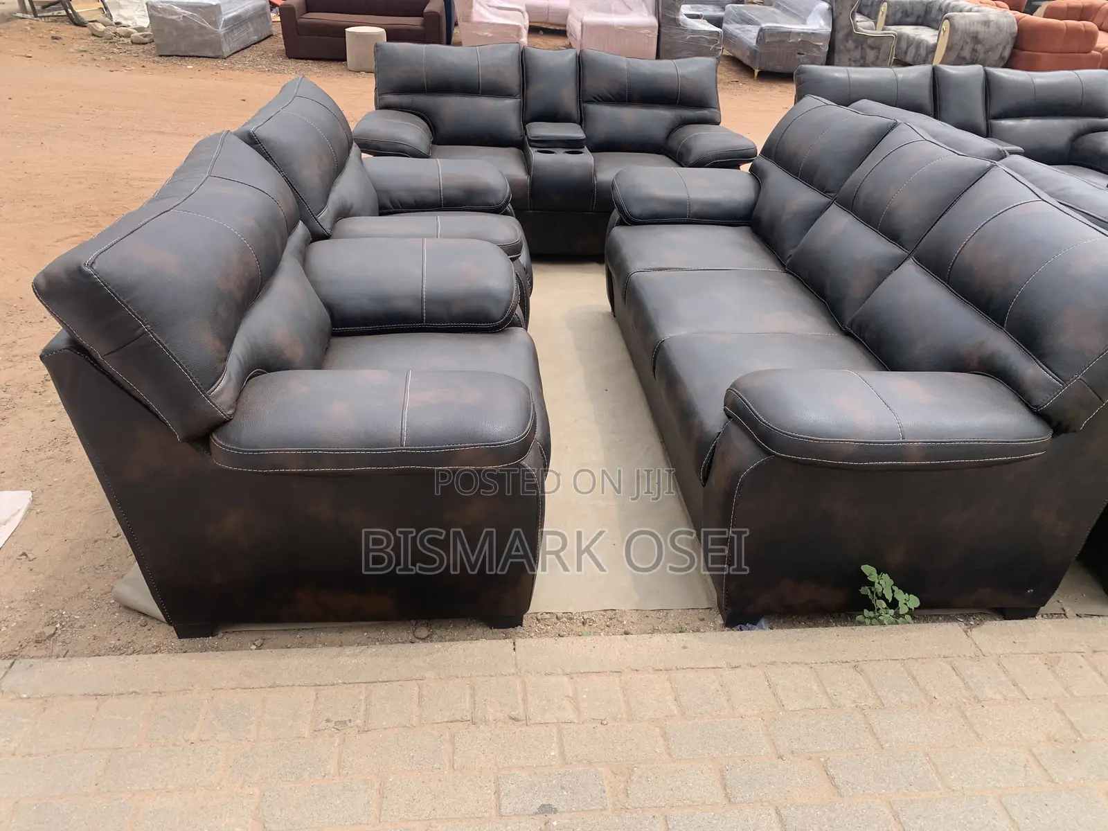 Royal Seven Seater Leather Set
