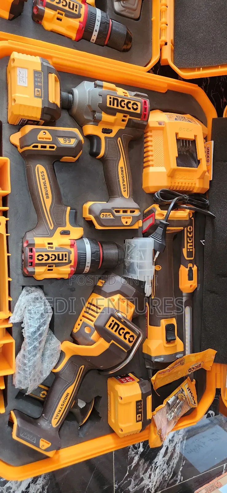 Ingco Cordless 5 Pcs Combination Package Kit