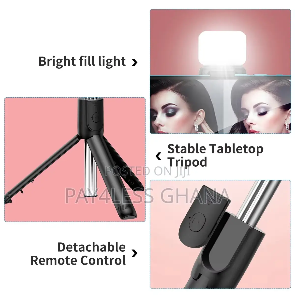 Selfie Stick Wireless Live Tripod