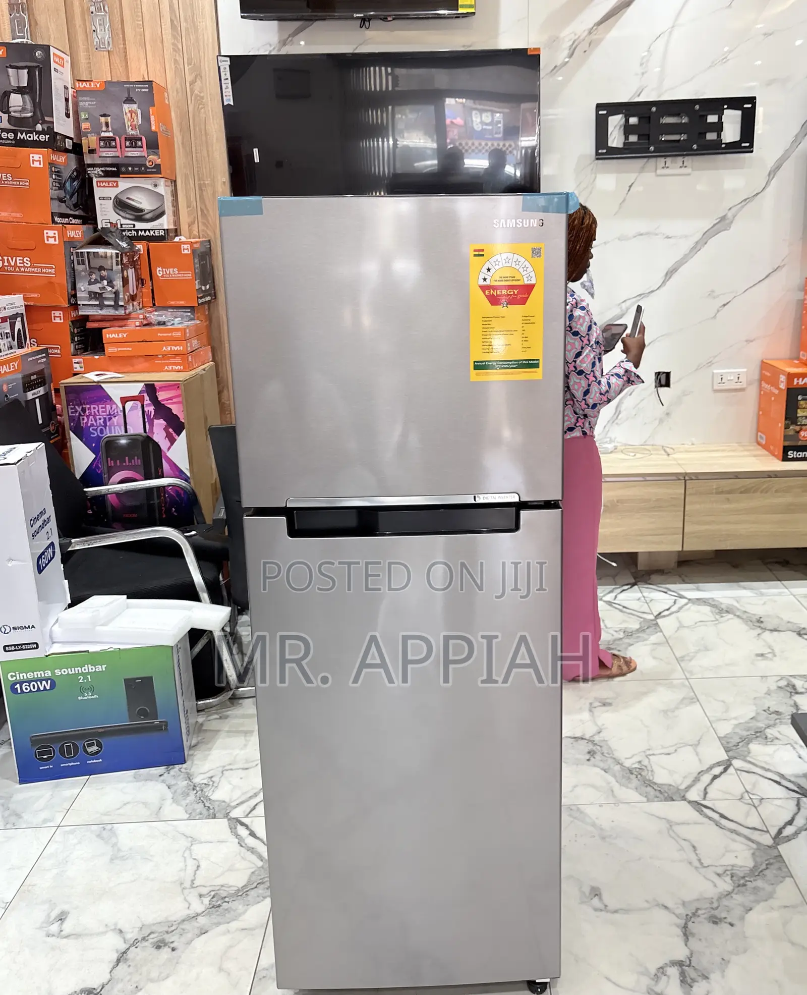 Order Classic Samsung Rt 28 236liters Double Door Refrigerator.