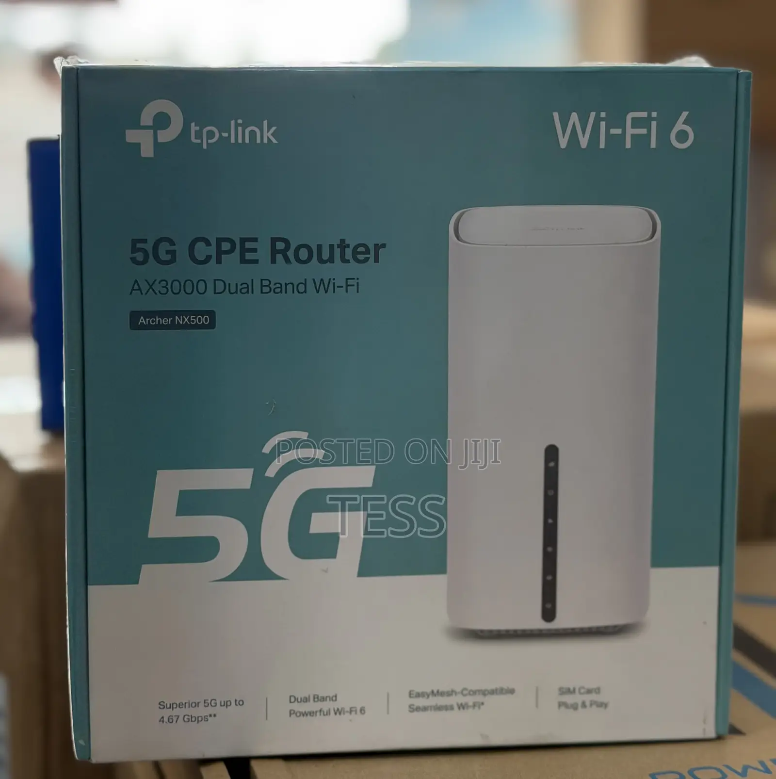 Tp-Link Archer 5g Sim Router Wifi6 Nx500 Ax3000mbps Dual-Band