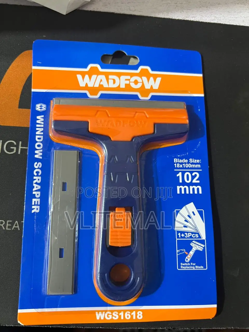 Wadfow 102mm Window Scraper (Model Wgs1618