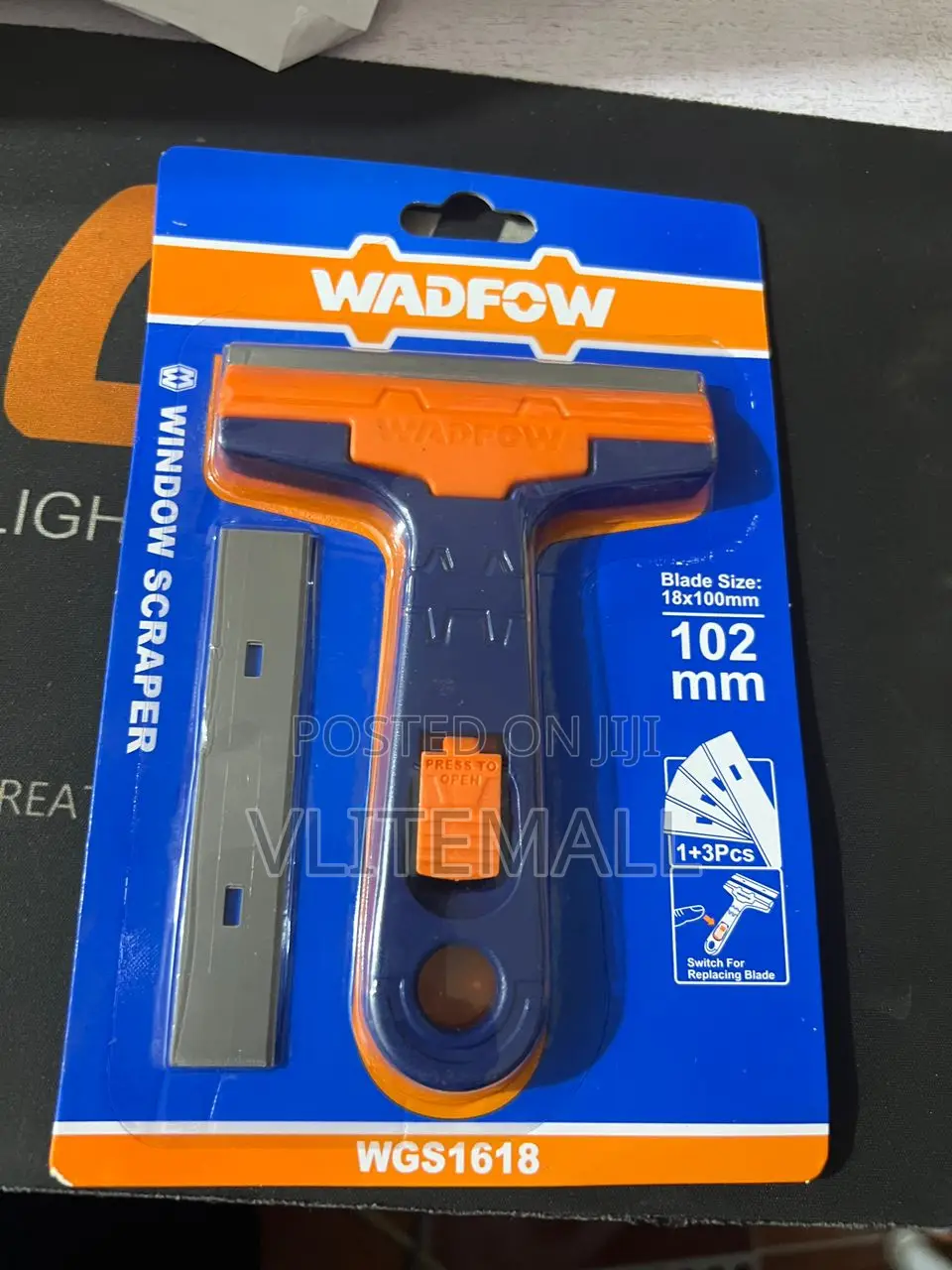 Wadfow 102mm Window Scraper (Model Wgs1618