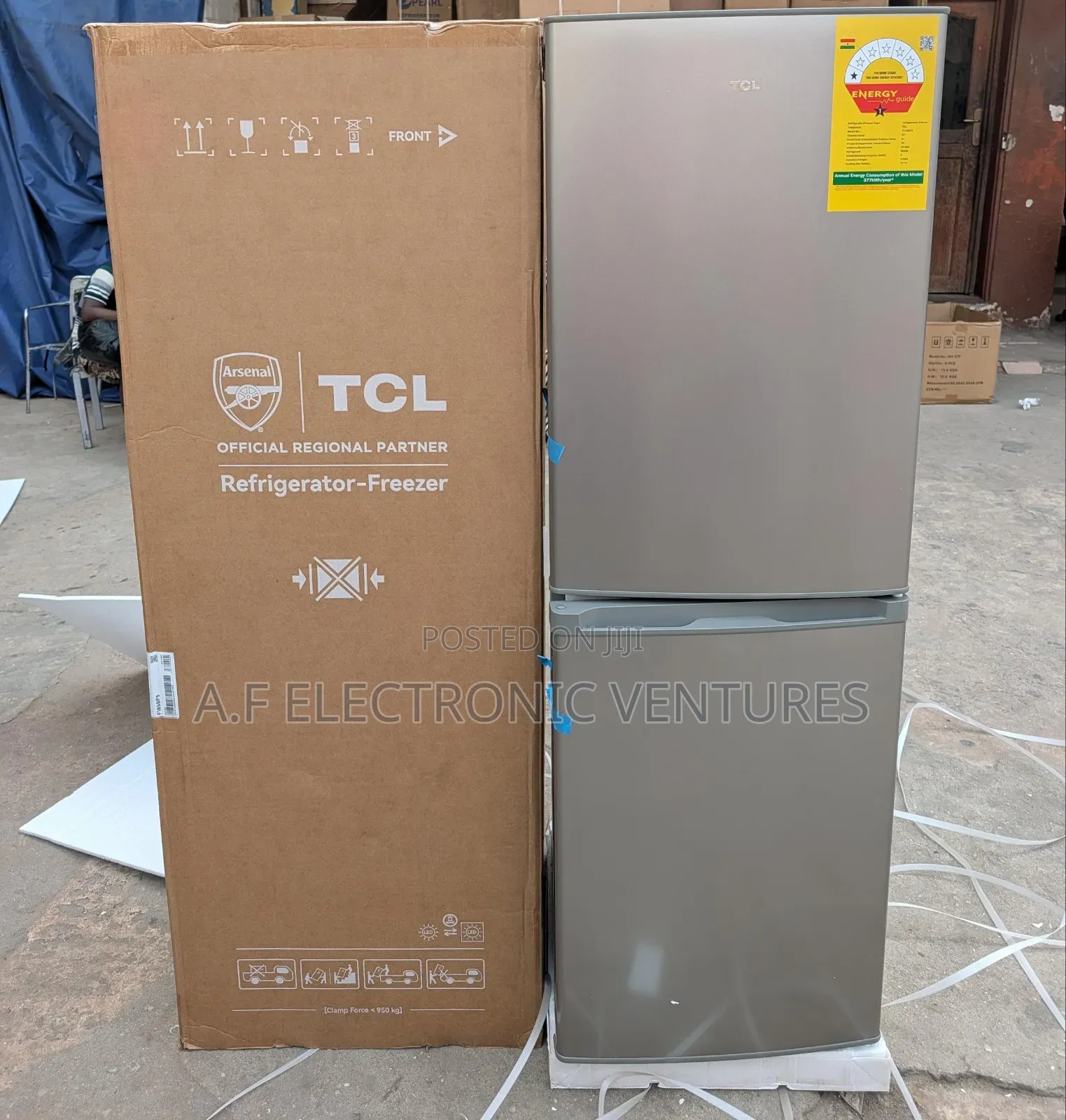 TCL 142-Litres Bottom Freezer Fridge