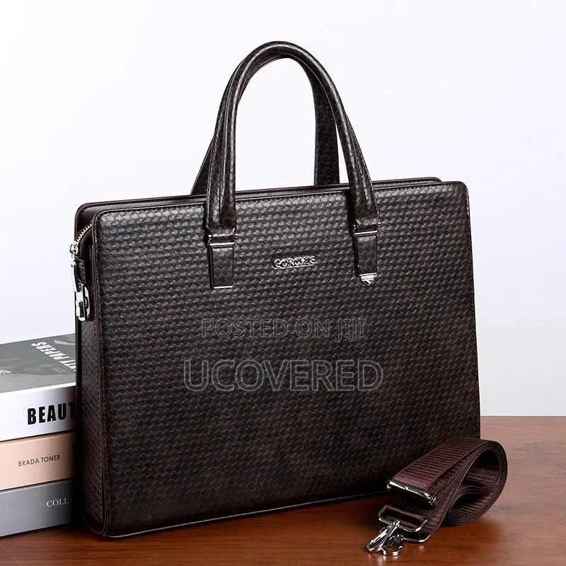 High Quality Leather Laptop Briefcase Bag