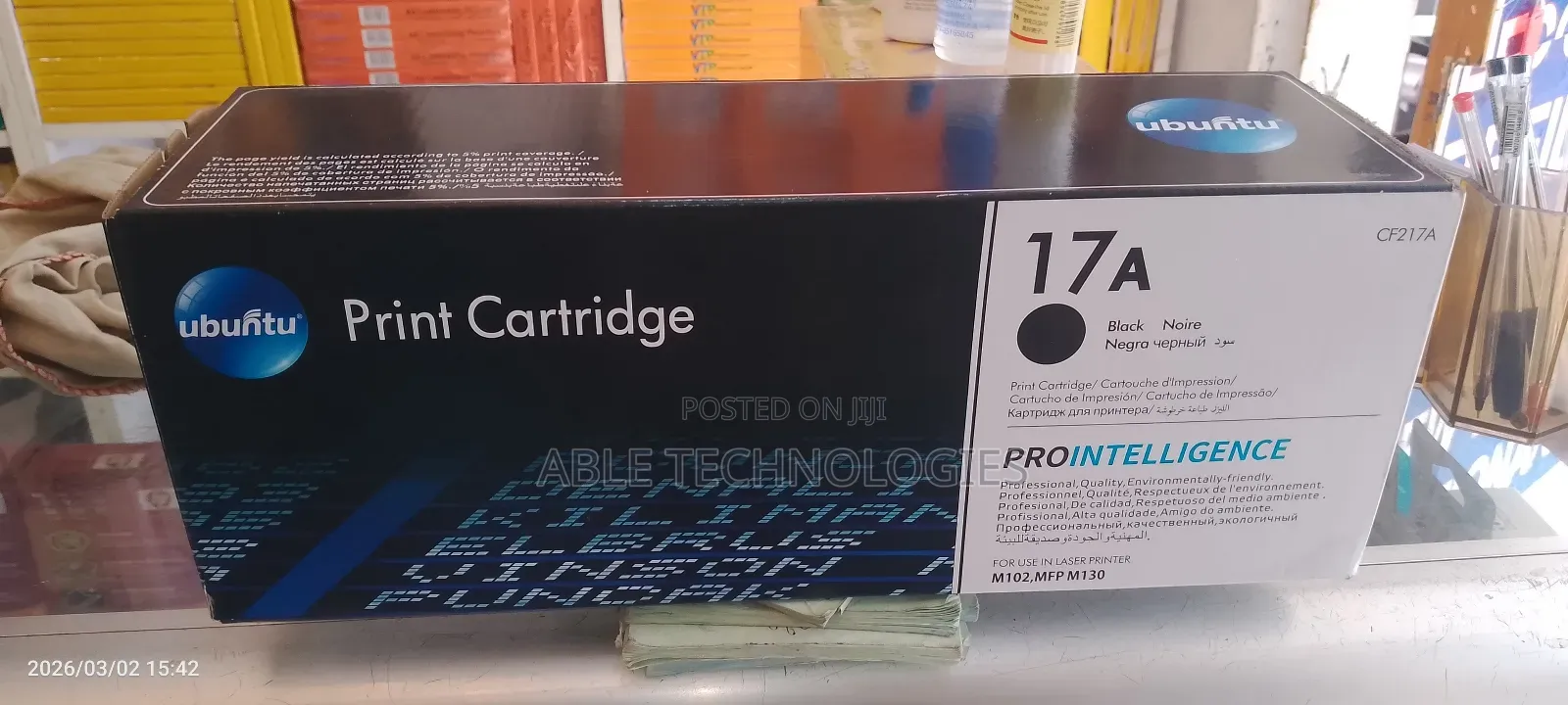 Hp 17a Genuine Hp Toner Cartridge