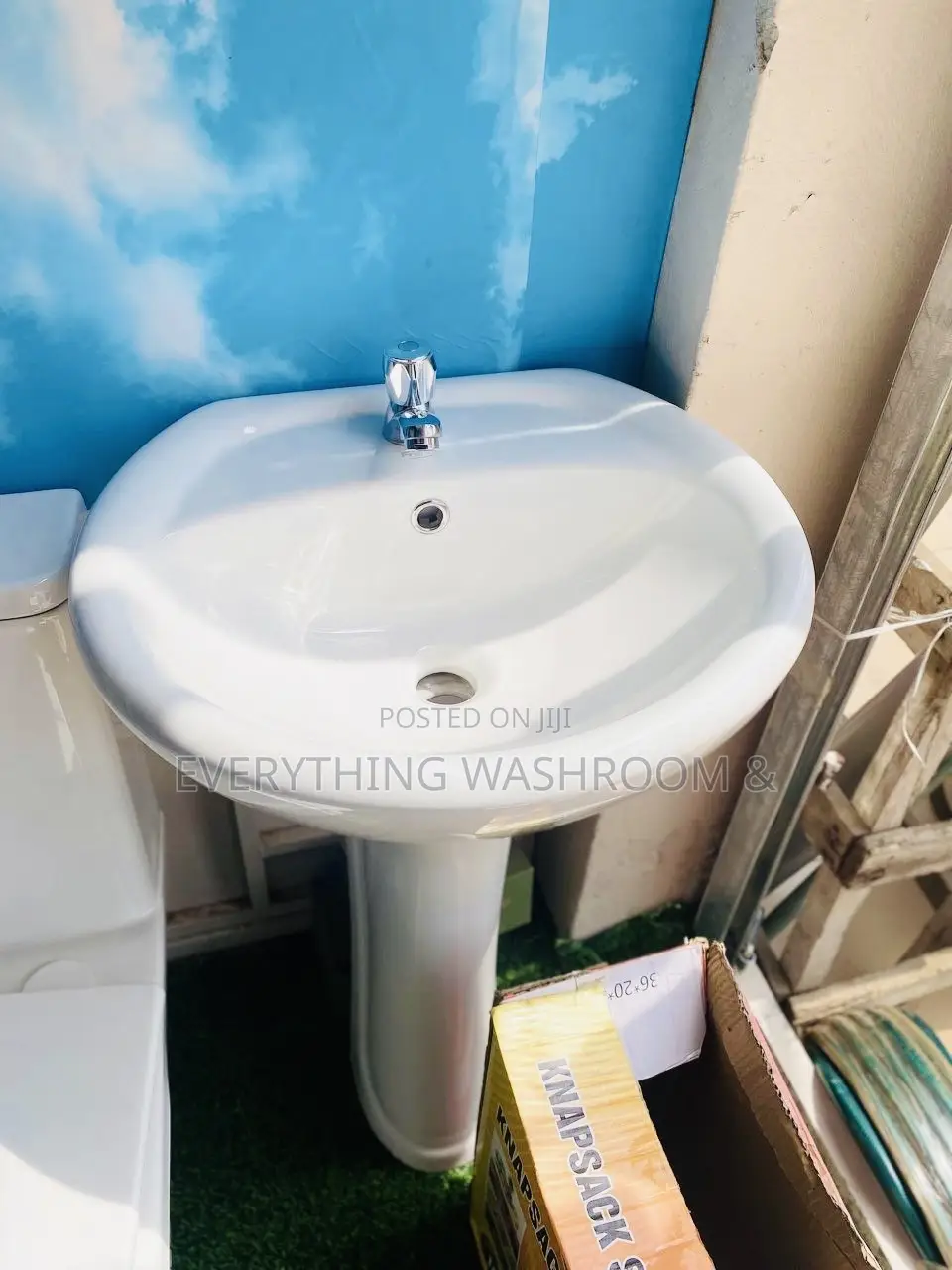 Wash Hand Basin Complete_bathroom Basin_basin and Stand Complete