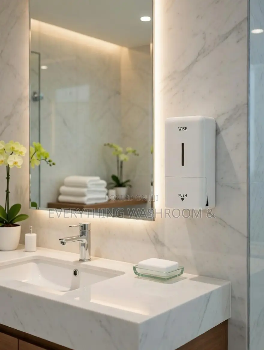 Wise Wall-mount Manual Soap Dispenser–Modern Soap Dispenser.