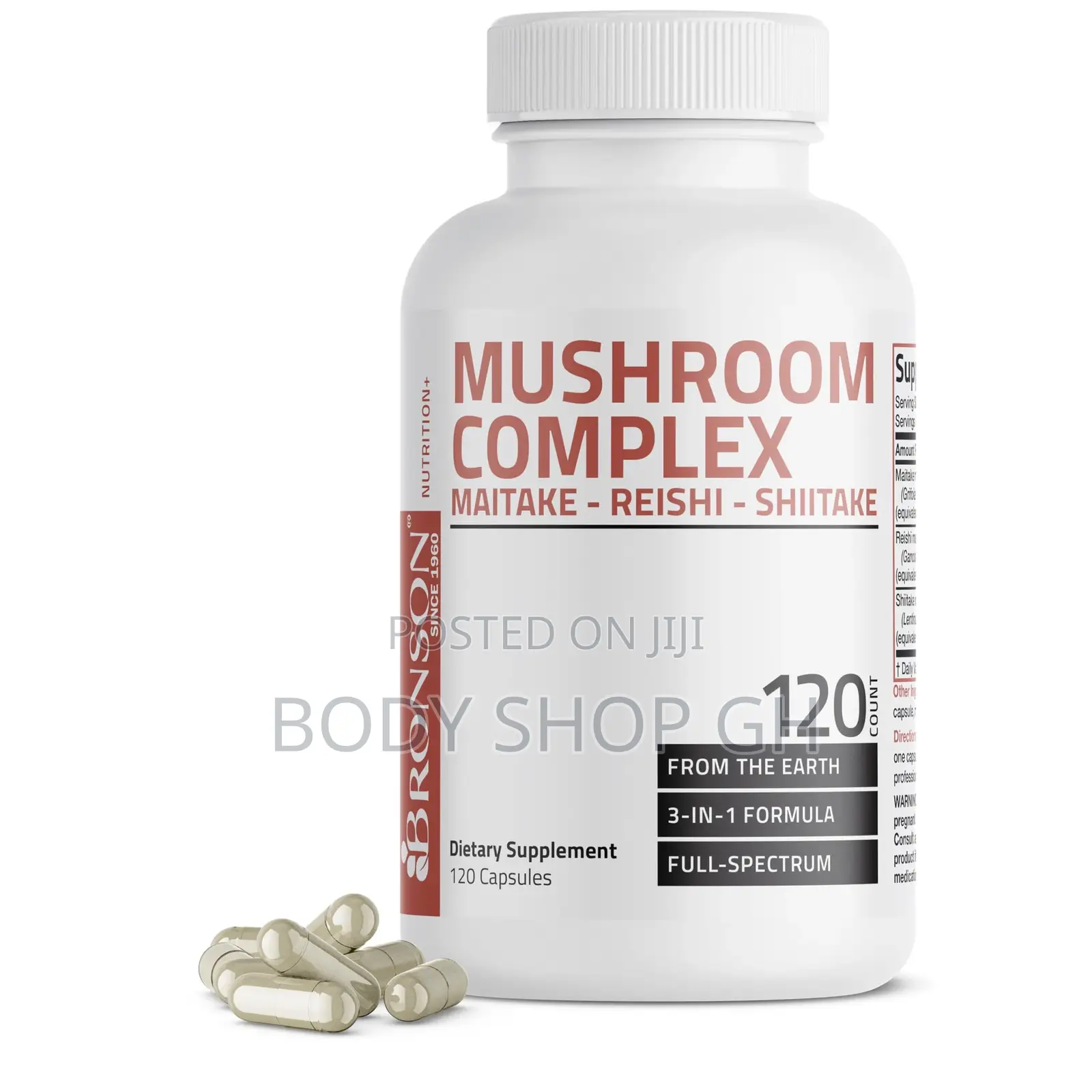 Bronson Full Spectrum Mushroom Complex - Maitake - Reishi - Shiitake