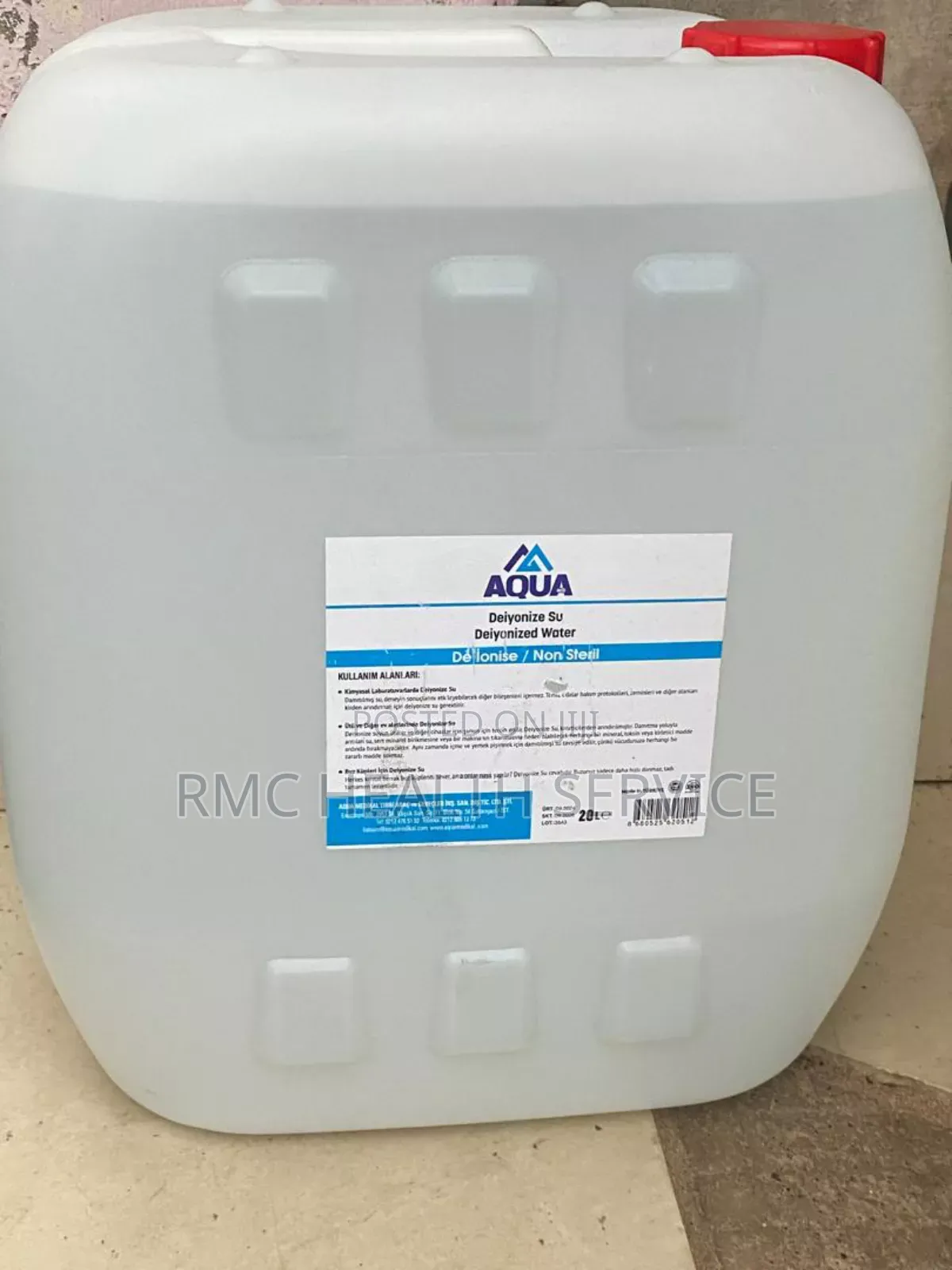 Distilled Water 20ltrs