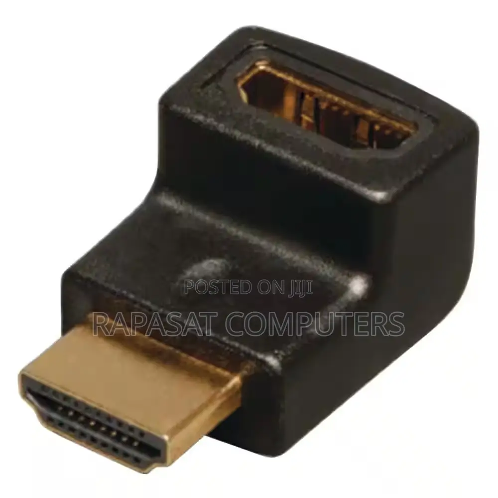 Hdmi Male To Hdmi Female 90 Degrees Right Angled Adapter