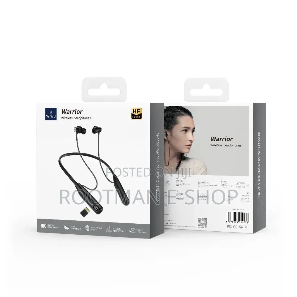 Neckband Headphone Wireless Gb06 Sweat-Proof Sports Magnetic Neckband