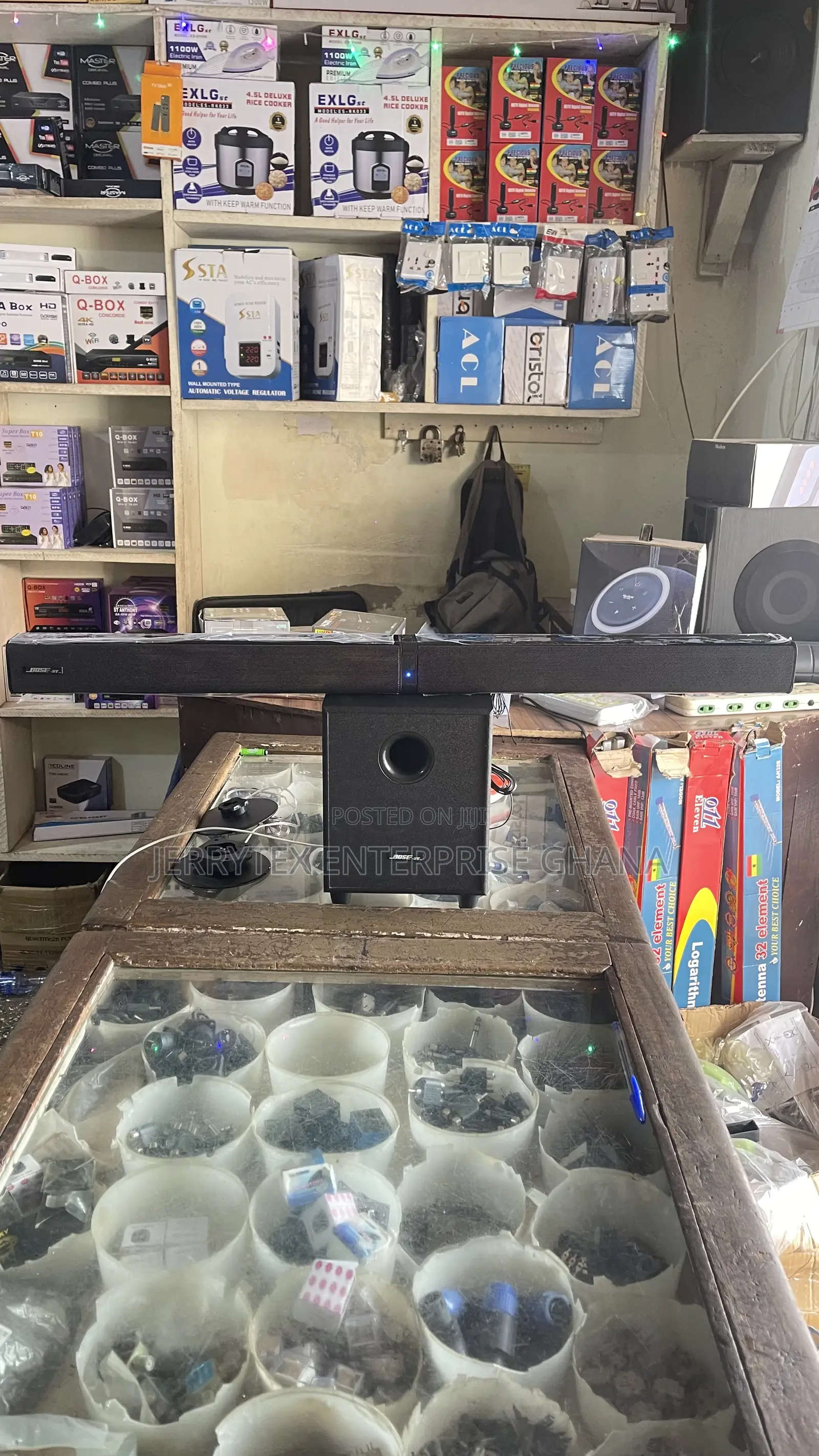 Bose Sound Bar With Wired Subwoofer