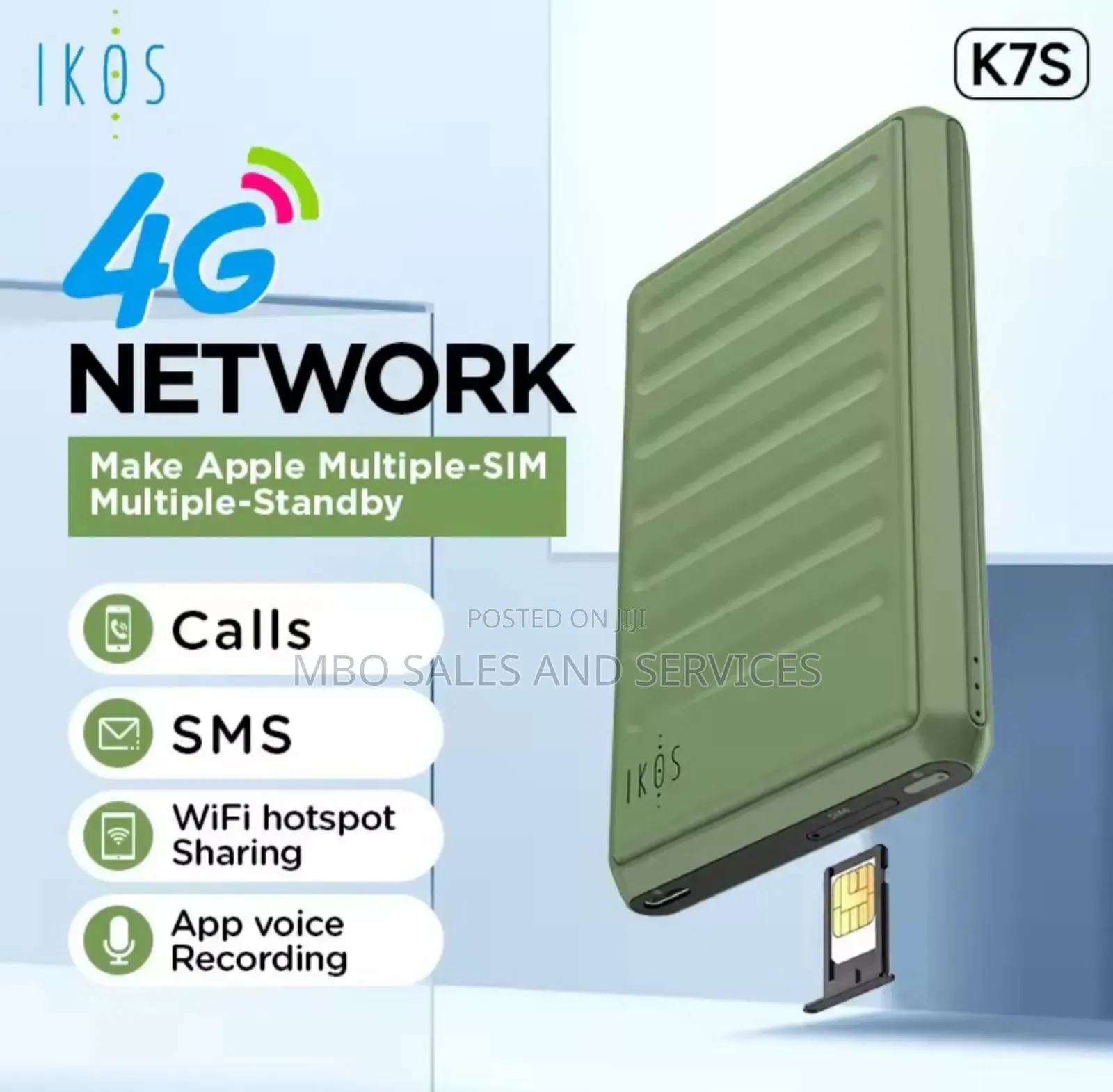 Esim Clip/Sim Card Adapter for iPhone - Call SMS Wifi Hotspot Internet