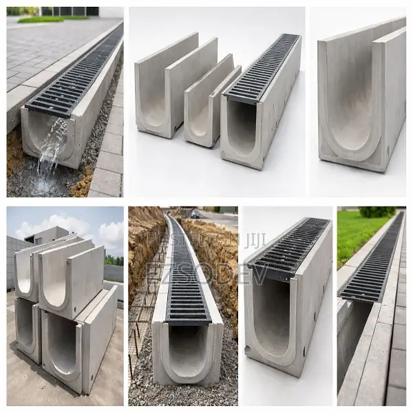 Culverts U Drains Concrete Round Pipes Precast Manholes Septic Tanks